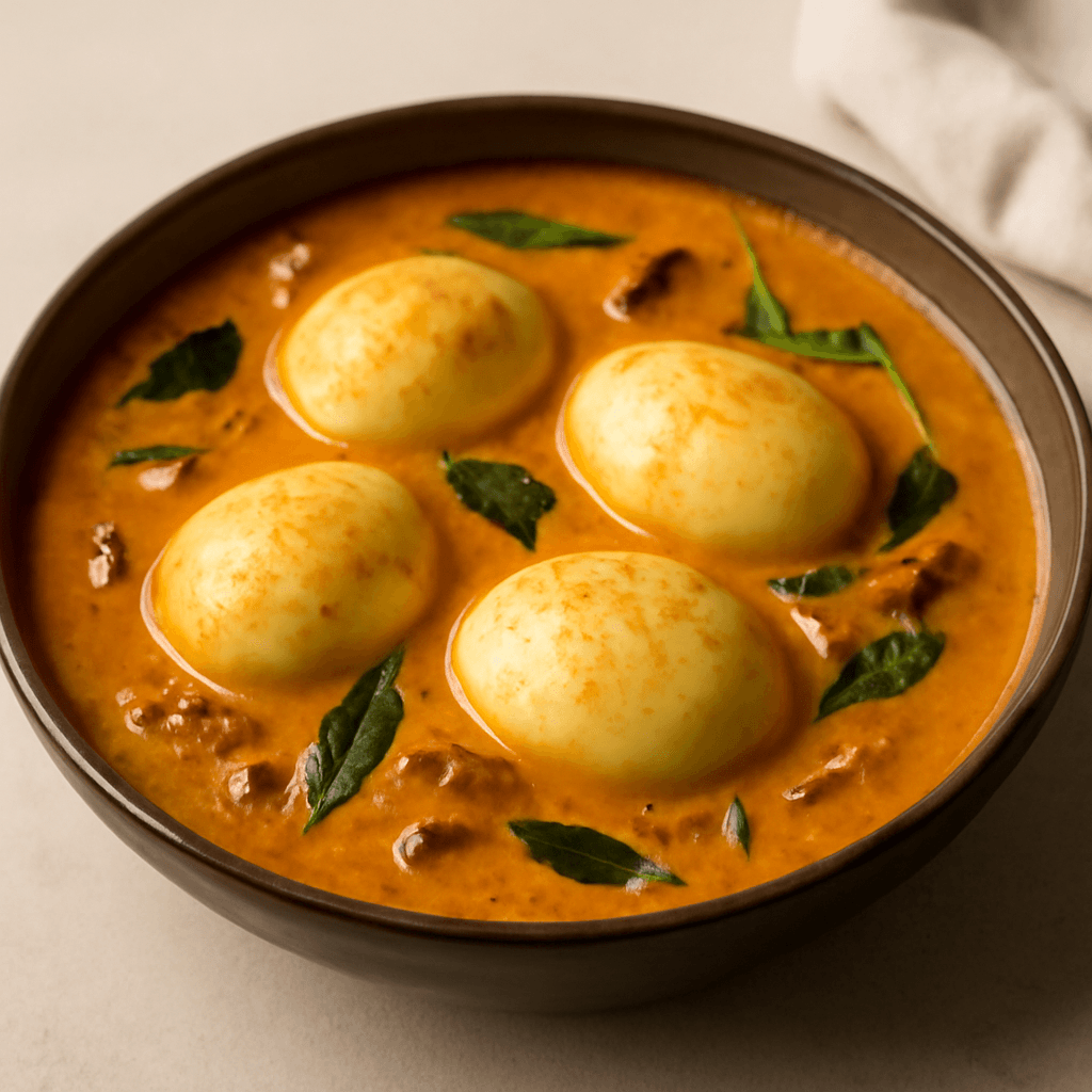 Kerala Egg Curry with Coconut Milk