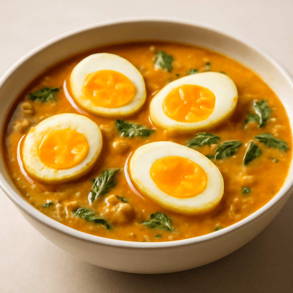 Kerala Egg Curry with Coconut Milk