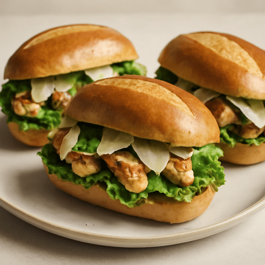 Chicken Caesar Sandwiches